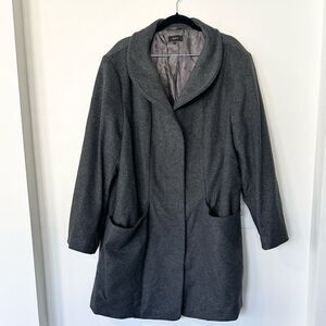Quince Italian Wool Cocoon Coat 3X